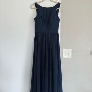 Azazie Kendall dress, dark navy, size 0, Never worn